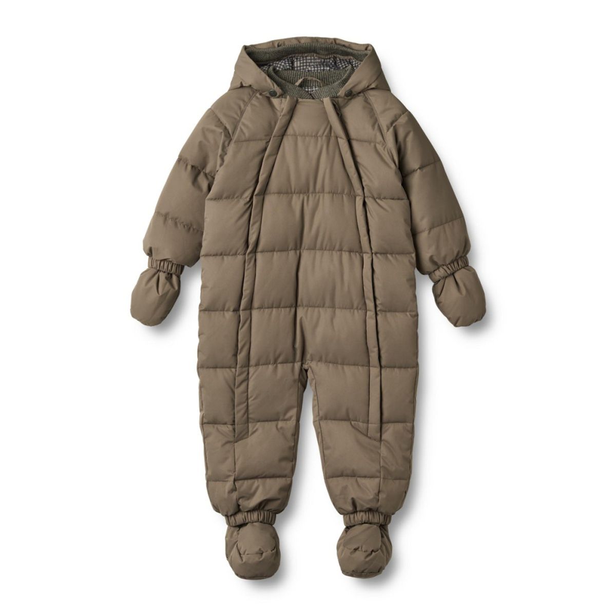 Wheat - Vinterdress Puffer Baby Dry Wood