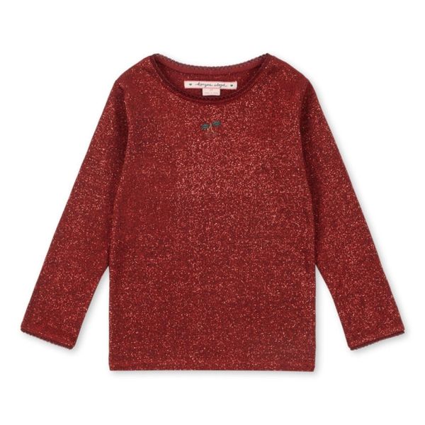 Hovedbilde Konges Sløjd - Genser Glitter Roli Red Dahlia