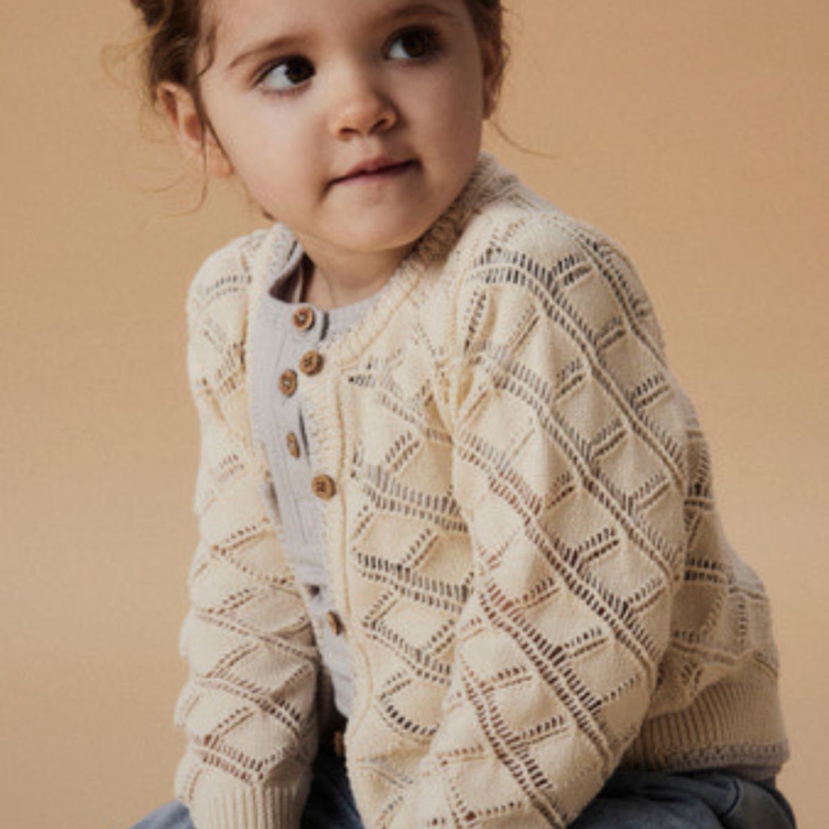 Lil'Atelier - Cardigan Fanna Knit Turtledove