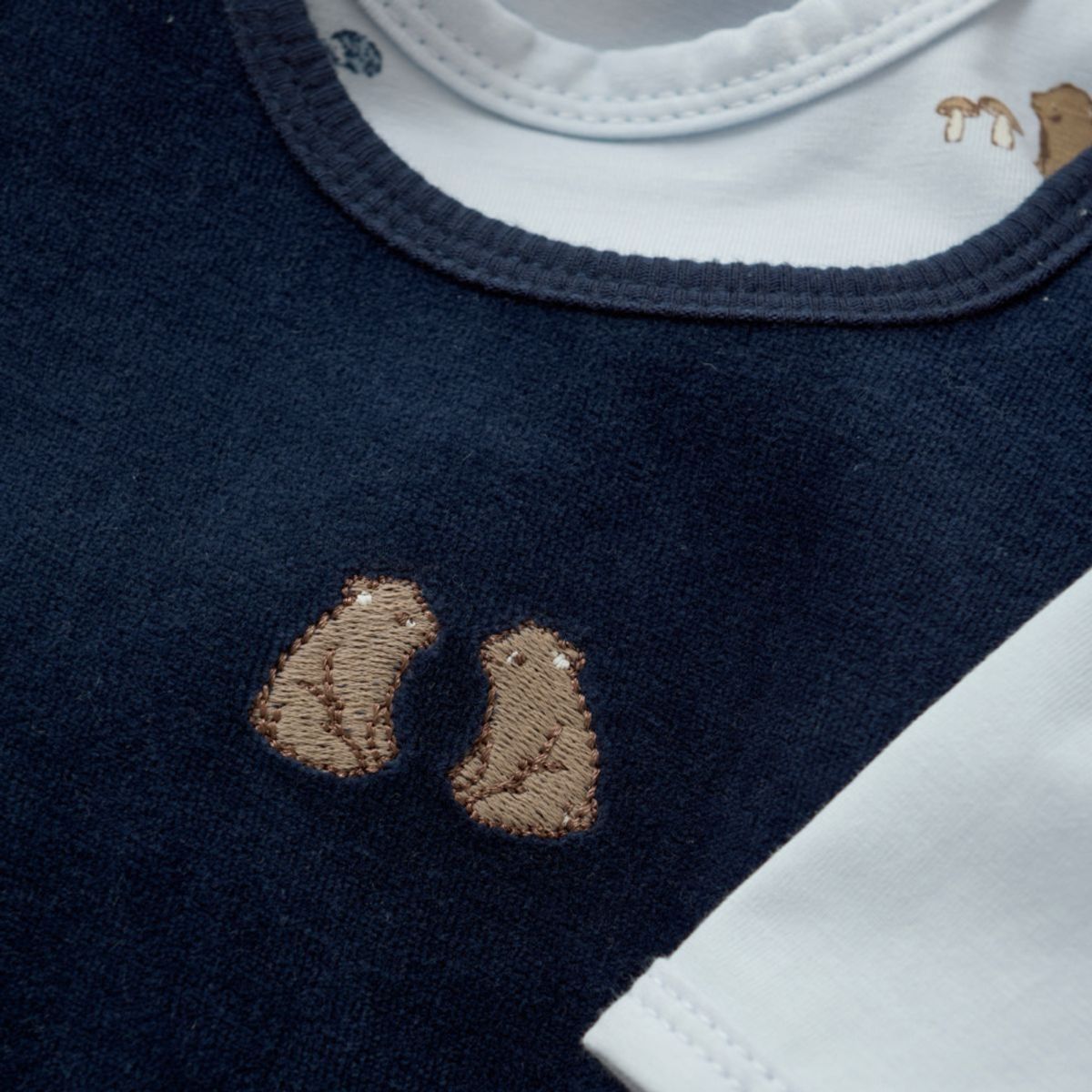 Fixoni - Sett, Body & Sparkebukse Velour Navy Blazer