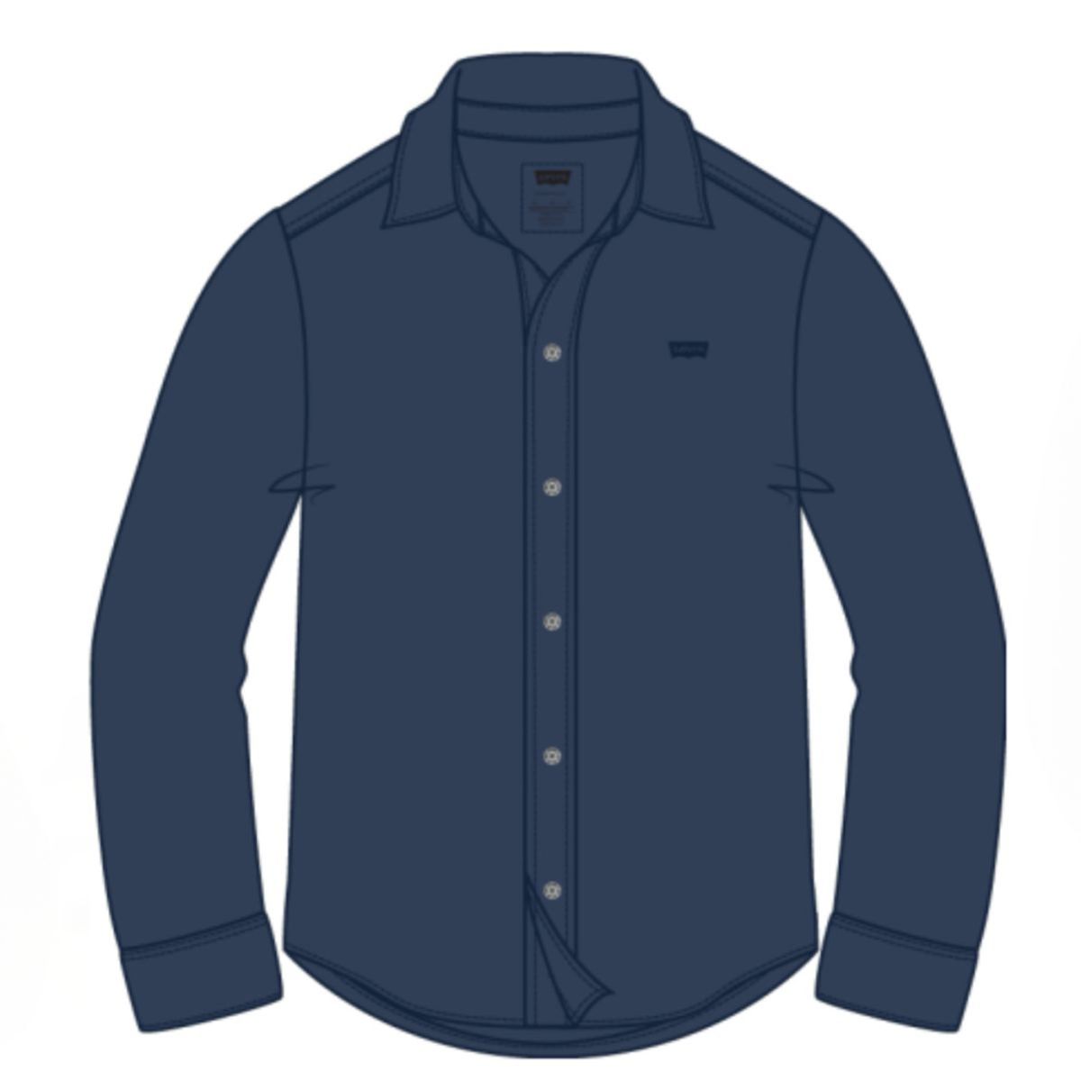 Levi's - Skjorte Battery Housemark Shirt Naval Academy