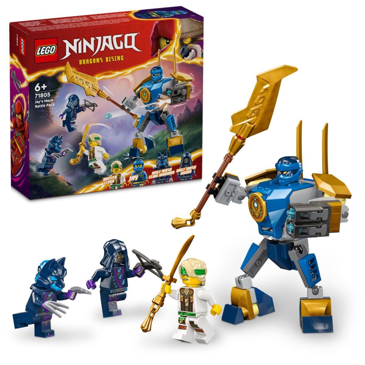 LEGO - Ninjago Jays stridspakke med robot