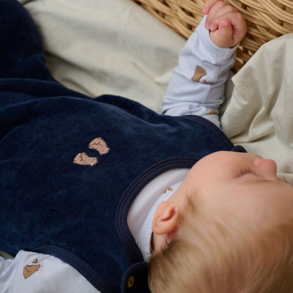 Hovedbilde Fixoni - Sett, Body & Sparkebukse Velour Navy ...