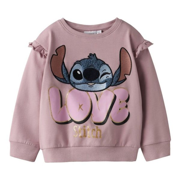 Hovedbilde Name It - Genser Sweat Stitch Keepsake Lilac