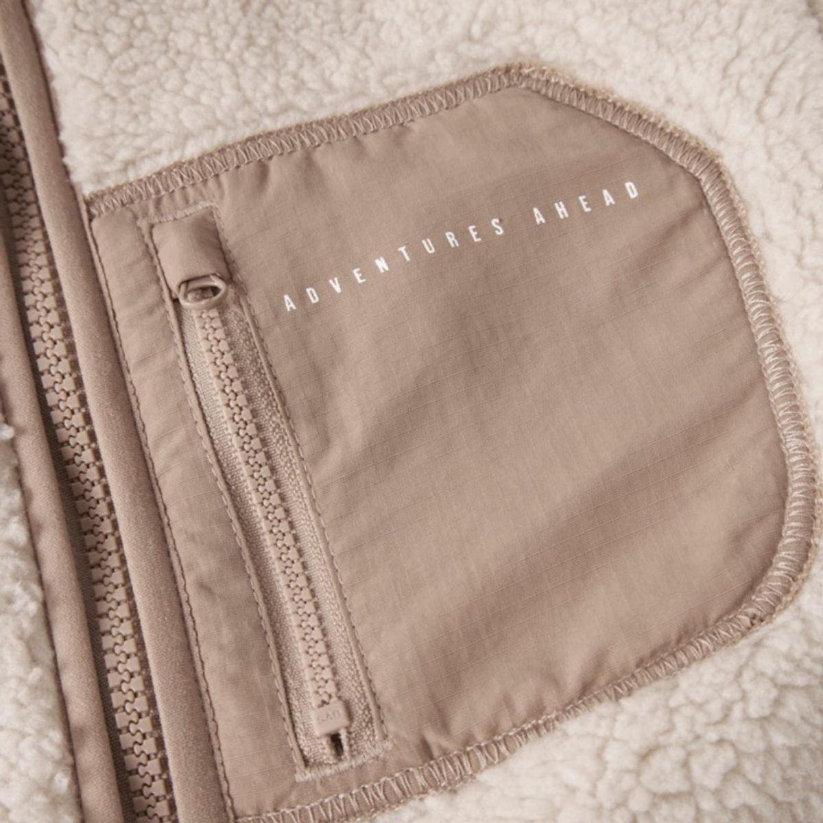 Name It - Fleecejakke Mattia Sherpa Moonbeam / Savannah Tan