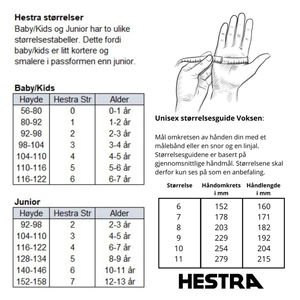 Hestra - Votter Fjellvotten Jr Grønn