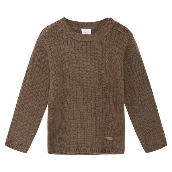 Hovedbilde Hust and Claire - Genser Ull Ribbestrikket Pil ...