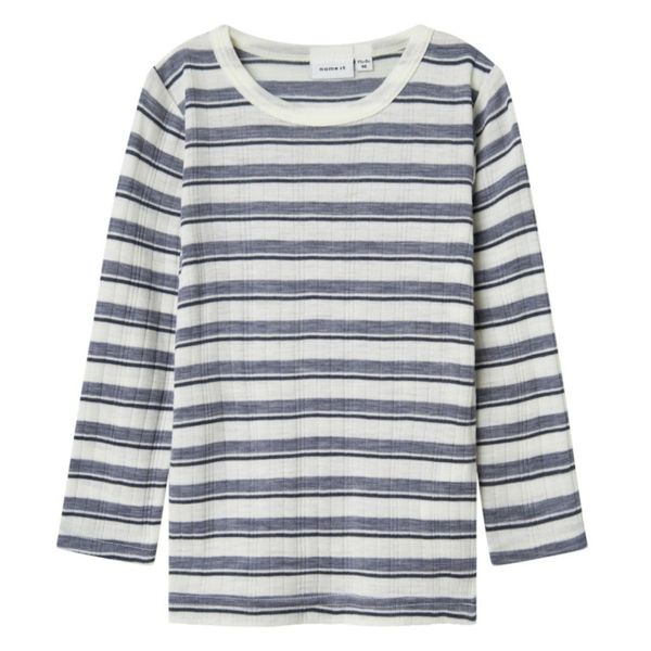 Hovedbilde Name It - Trøye Ull Wang Stripe Folkstone Gray/ ...