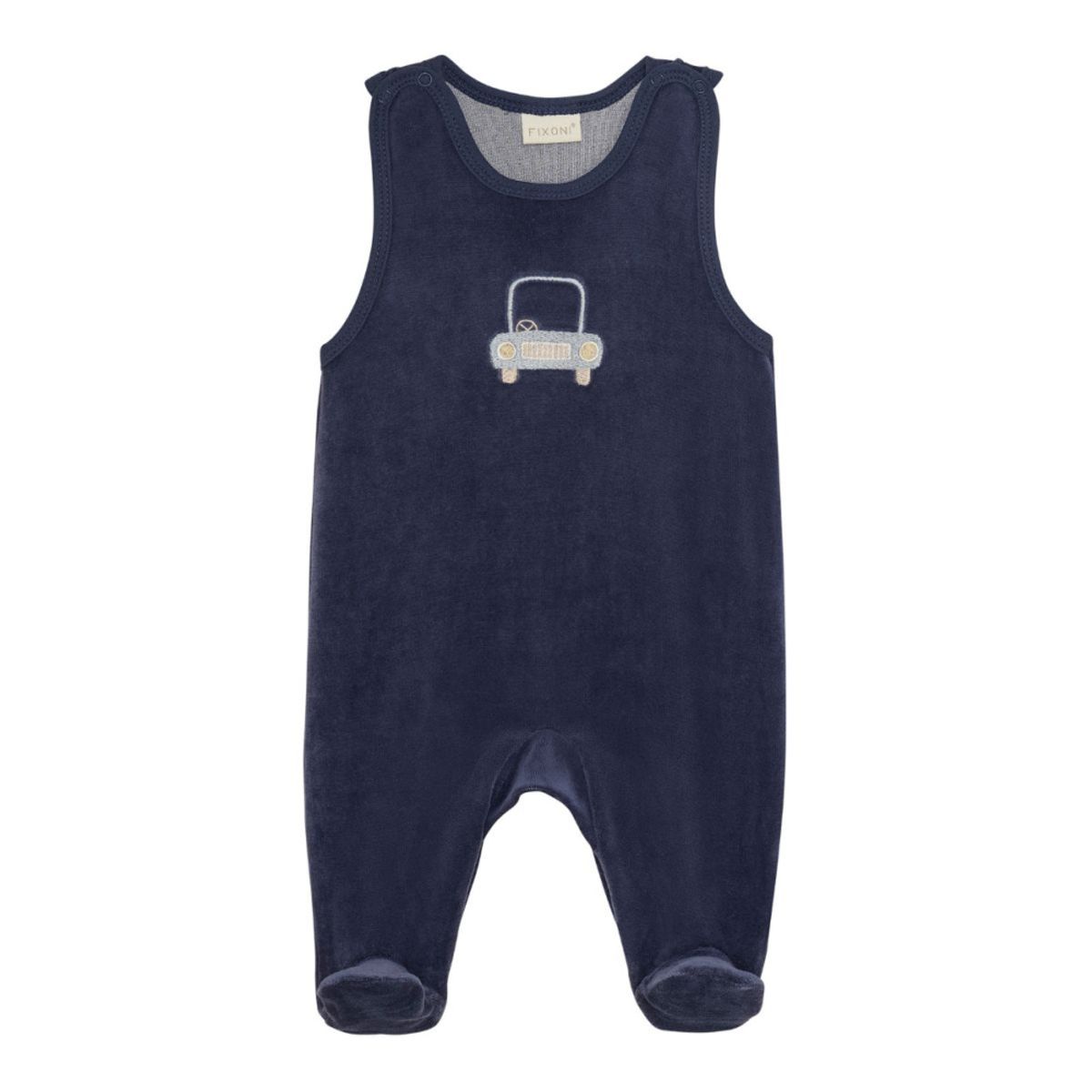 Fixoni - Sett, Body & Sparkebukse Velour Indigo Blue
