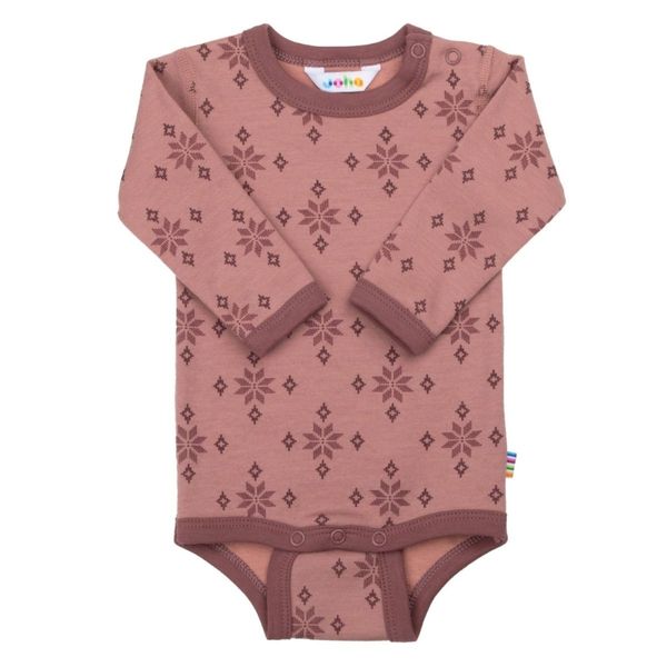 Hovedbilde Joha - Body Ull og Bomull Snowflake Rose