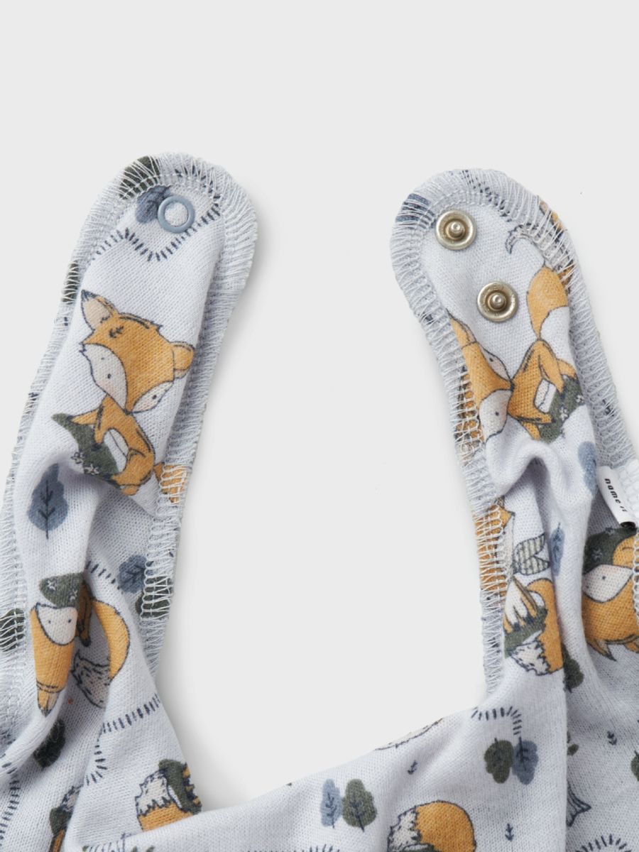 Name It - Smekke/ Bib i Ull Willit Gray Dawn