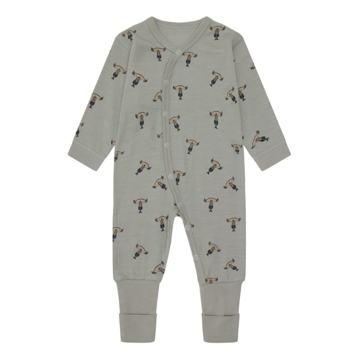 Hust And Claire - Heldress i Ull og Bambus Manu Strong Man Forest Fog