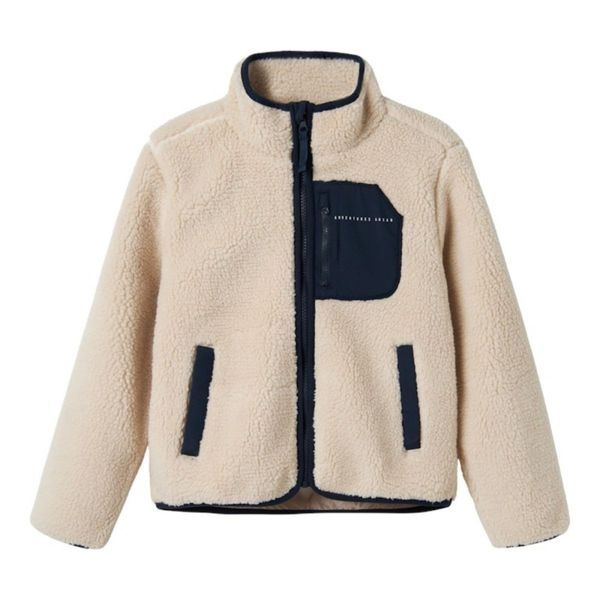 Hovedbilde Name It - Fleecejakke Mattia Sherpa Moonbeam / ...