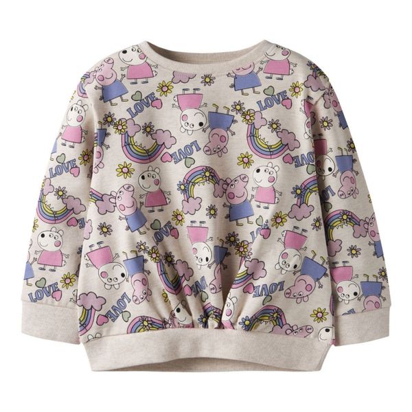 Hovedbilde Name It - Genser Sweat Peppa Darma Peyote Melange