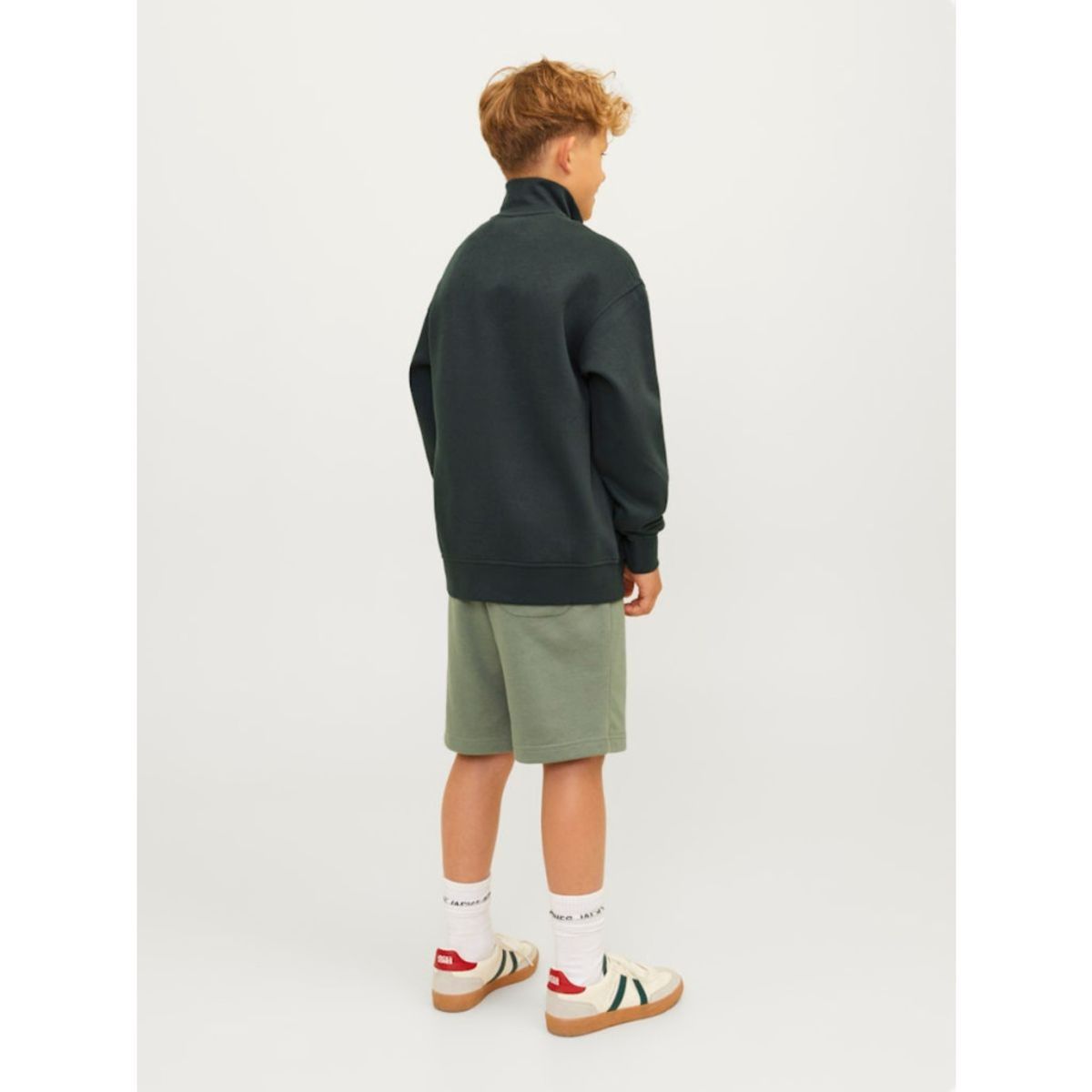 Jack & Jones - Genser Sweat Halfzip Vesterbro Forest River 