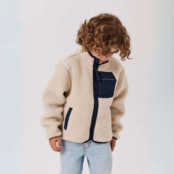 Hovedbilde Name It - Fleecejakke Mattia Sherpa Moonbeam / ...