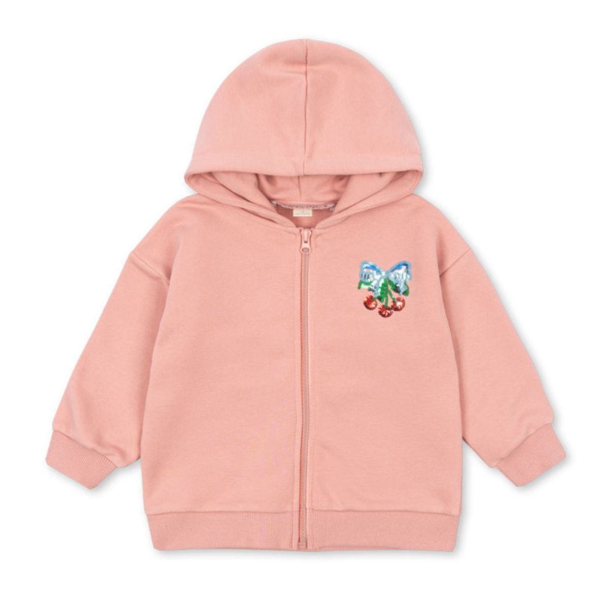 Konges Sløjd - Hettegenser Zip Lou Mellow Rose