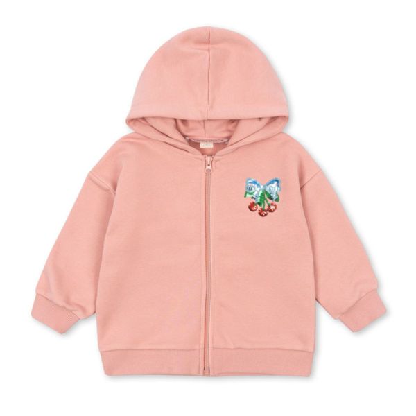 Hovedbilde Konges Sløjd - Hettegenser Zip Lou Mellow Rose